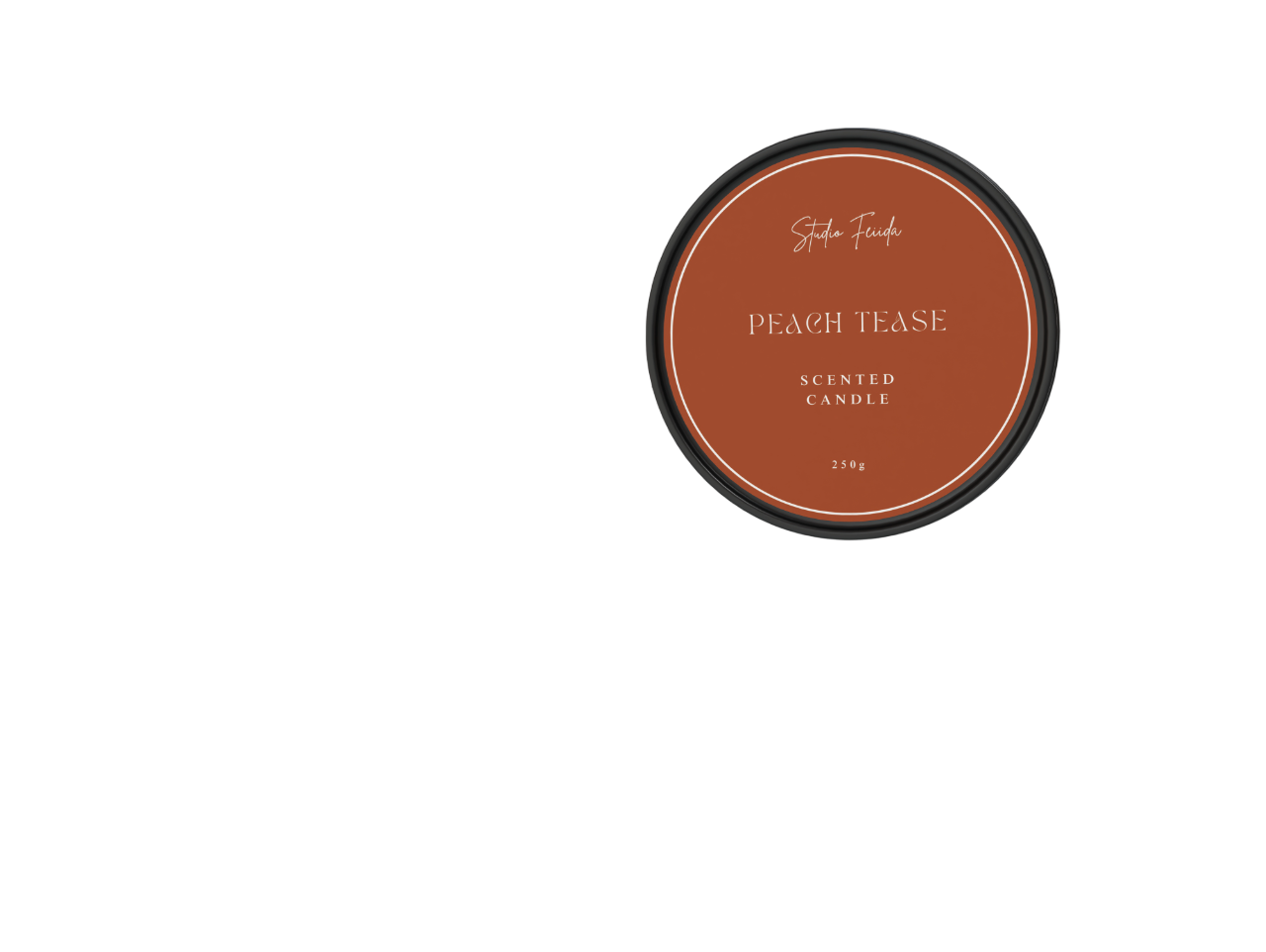 Peach Tease scented Candle