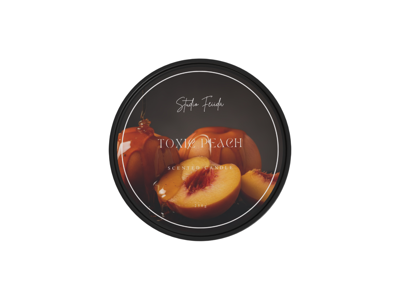 Peach Tease scented Candle